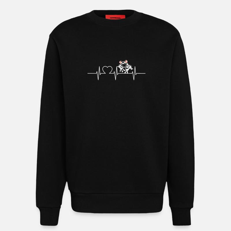 Tree Frog Baumfrösche Baumfrosch - Sweatshirt - made by SPREAD  - SOLID BLACK