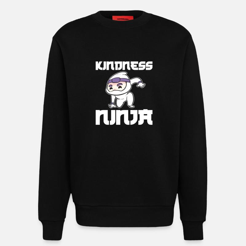 Mobbing Ninja - Sweatshirt - made by SPREAD  - SOLID BLACK