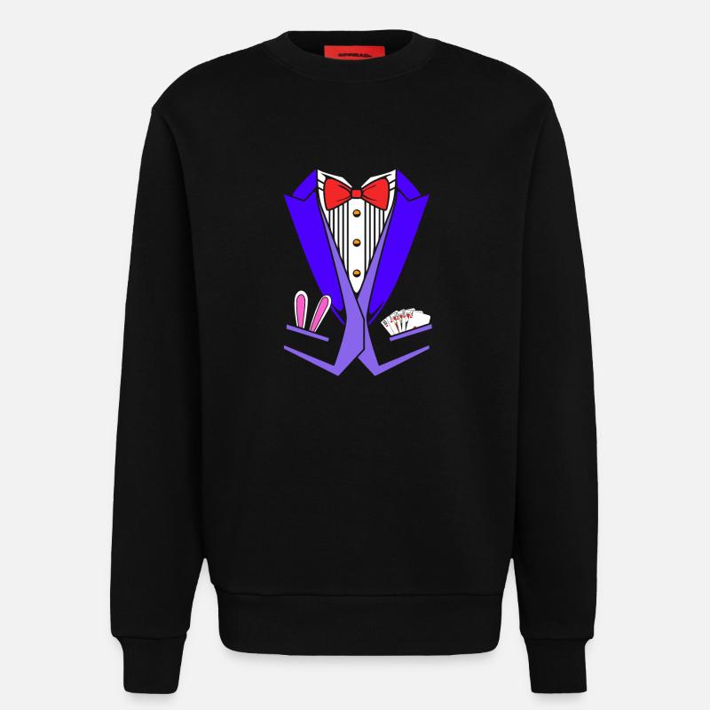 Zauberer - Sweatshirt - made by SPREAD - SOLID BLACK