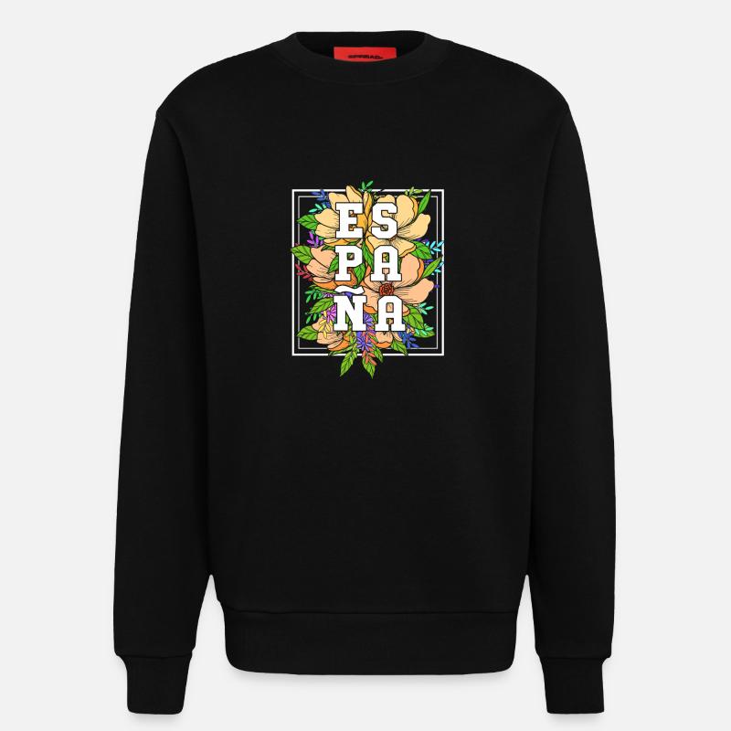 Spanien Spanisch - Sweatshirt - made by SPREAD - SOLID BLACK
