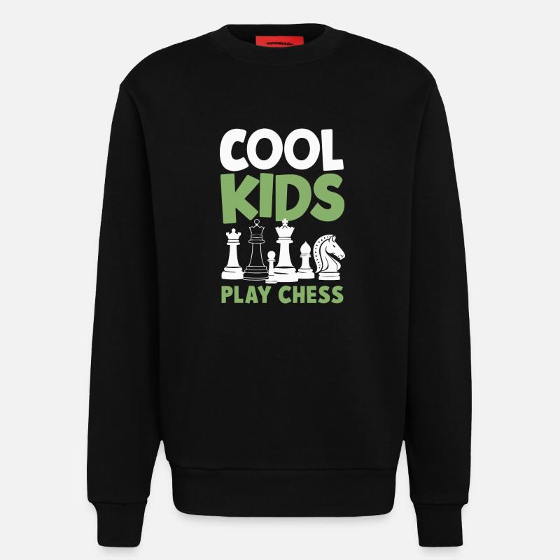 Chess Chess Player - Sweatshirt - made by SPREAD - SOLID BLACK