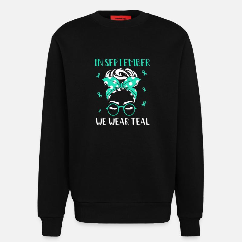 Pcos-Bewusstsein - Sweatshirt - made by SPREAD  - SOLID BLACK