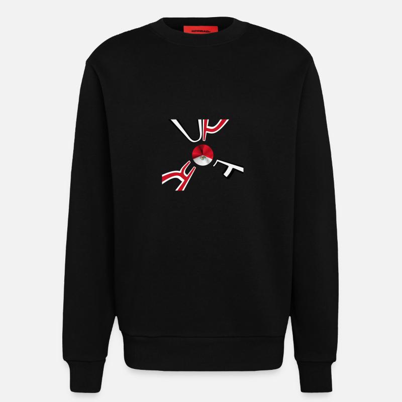 Peru Flagge Lima - Sweatshirt - made by SPREAD  - SOLID BLACK