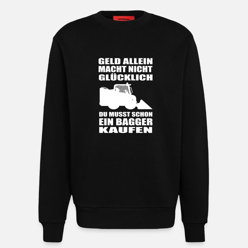 Landschaftsbauer - Sweatshirt - made by SPREAD  - SOLID BLACK