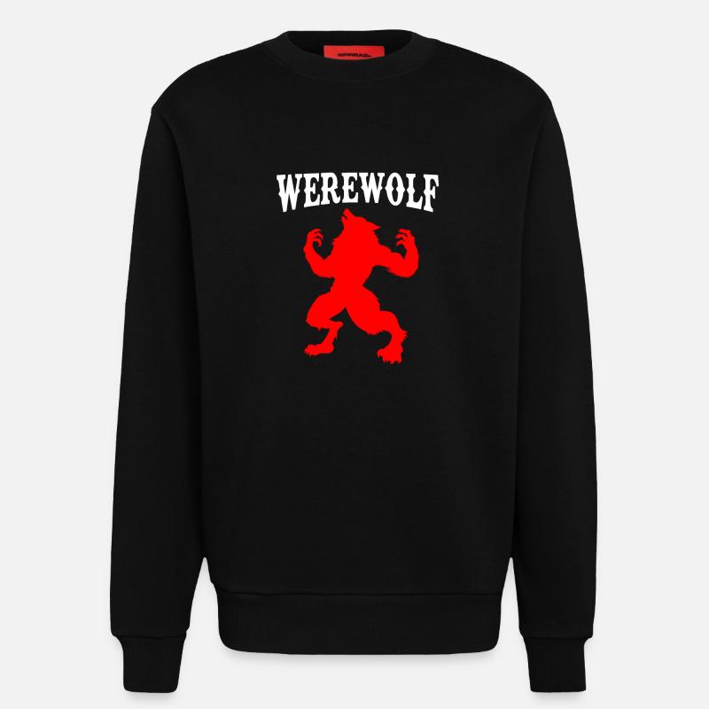Werwolf - Sweatshirt - made by SPREAD - SOLID BLACK