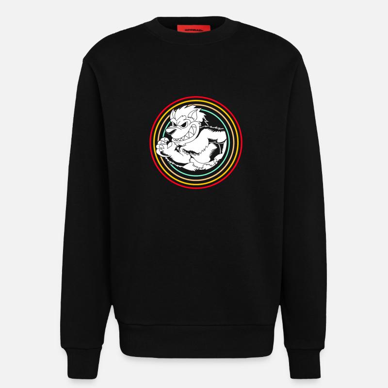 Werwolf - Sweatshirt - made by SPREAD - SOLID BLACK