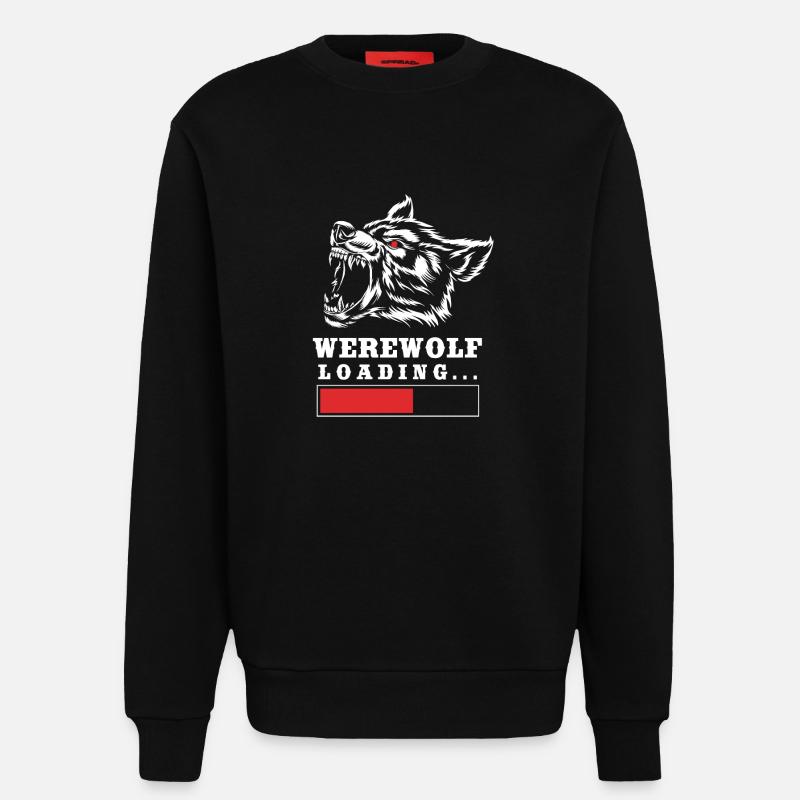Werwolf - Sweatshirt - made by SPREAD - SOLID BLACK