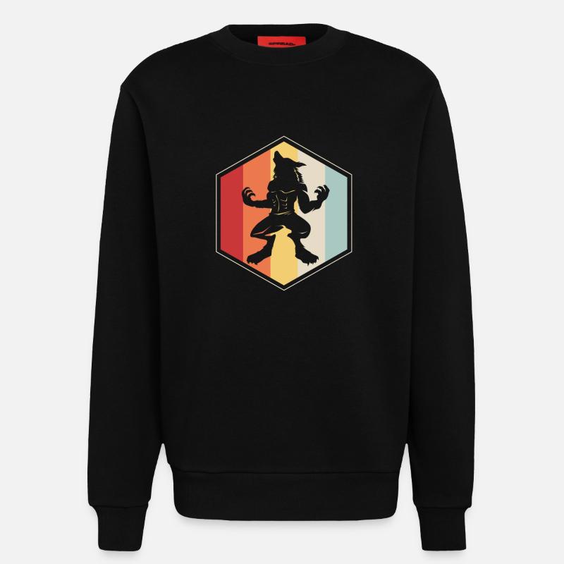 Werwolf - Sweatshirt - made by SPREAD  - SOLID BLACK
