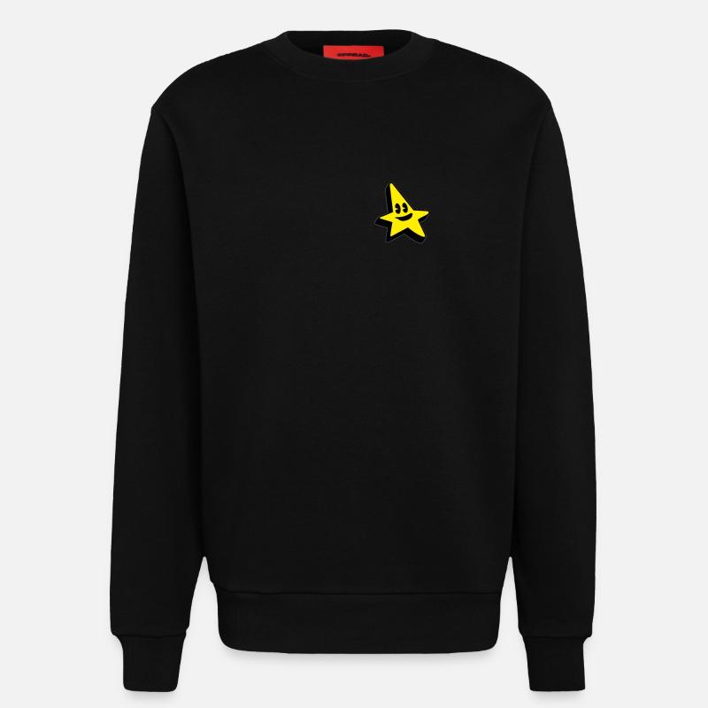 STERN BRUSTTASCHE - Sweatshirt - made by SPREAD  - SOLID BLACK