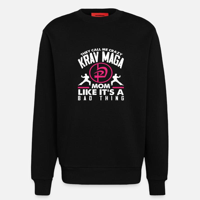 Krav Maga Mama Mutter - Sweatshirt - made by SPREAD  - SOLID BLACK
