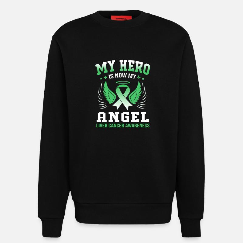 Lebererkrankung - Sweatshirt - made by SPREAD  - SOLID BLACK