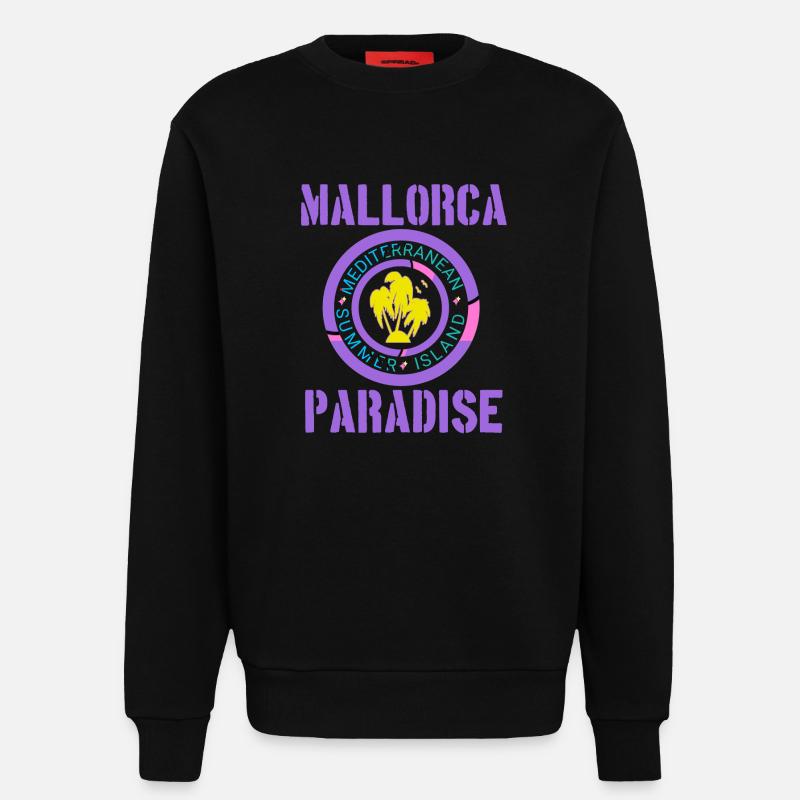Mallorca Palma Insel - Sweatshirt - made by SPREAD  - SOLID BLACK