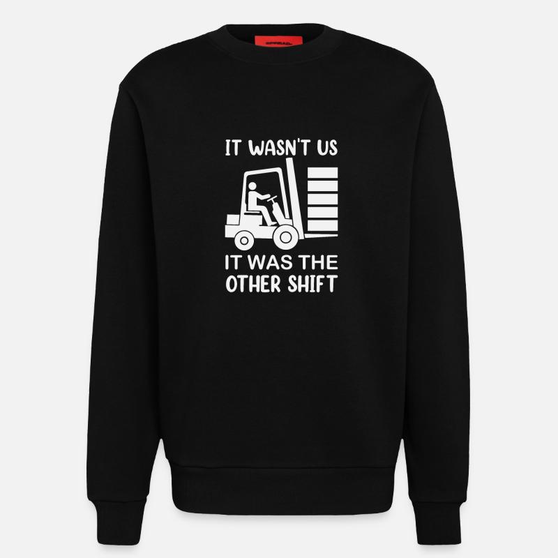 Gabelstaplerfahrer Gabelstaplerfahrer - Sweatshirt - made by SPREAD  - SOLID BLACK