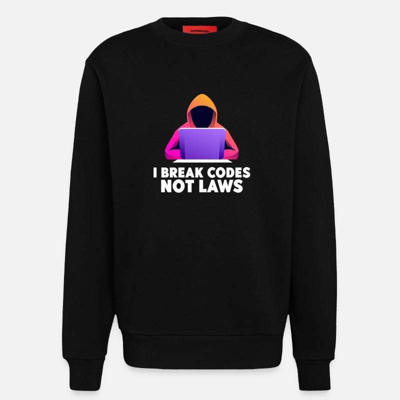 Ethical Hacker Cybersecurity Expertise - Sweatshirt - made by SPREAD  - SOLID BLACK