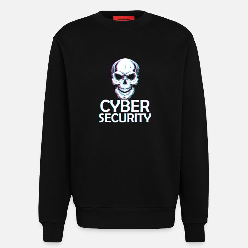 Ethical Hacker Cybersecurity Expertise - Sweatshirt - made by SPREAD  - SOLID BLACK