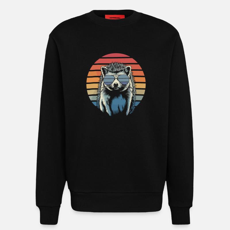 Igel - Sweatshirt - made by SPREAD  - SOLID BLACK