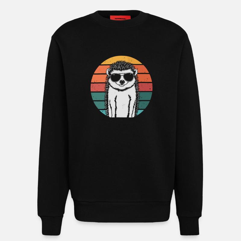 Igel - Sweatshirt - made by SPREAD  - SOLID BLACK