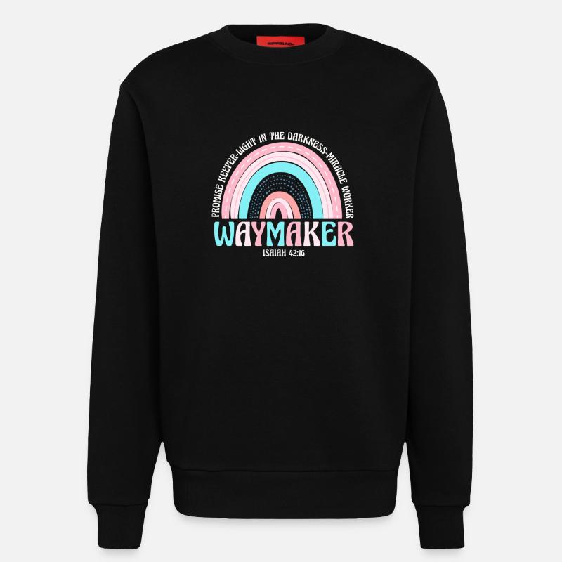 Wegweiser, Versprechenshüter, Wundertäter - Sweatshirt - made by SPREAD  - SOLID BLACK