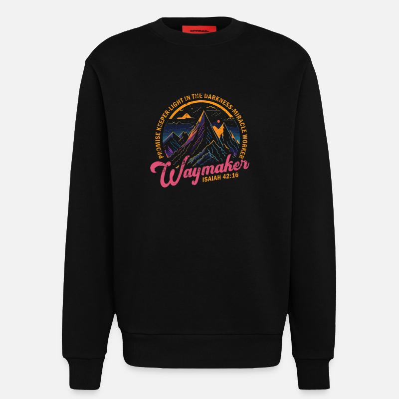 Wegweiser, Versprechenshüter, Wundertäter - Sweatshirt - made by SPREAD - SOLID BLACK