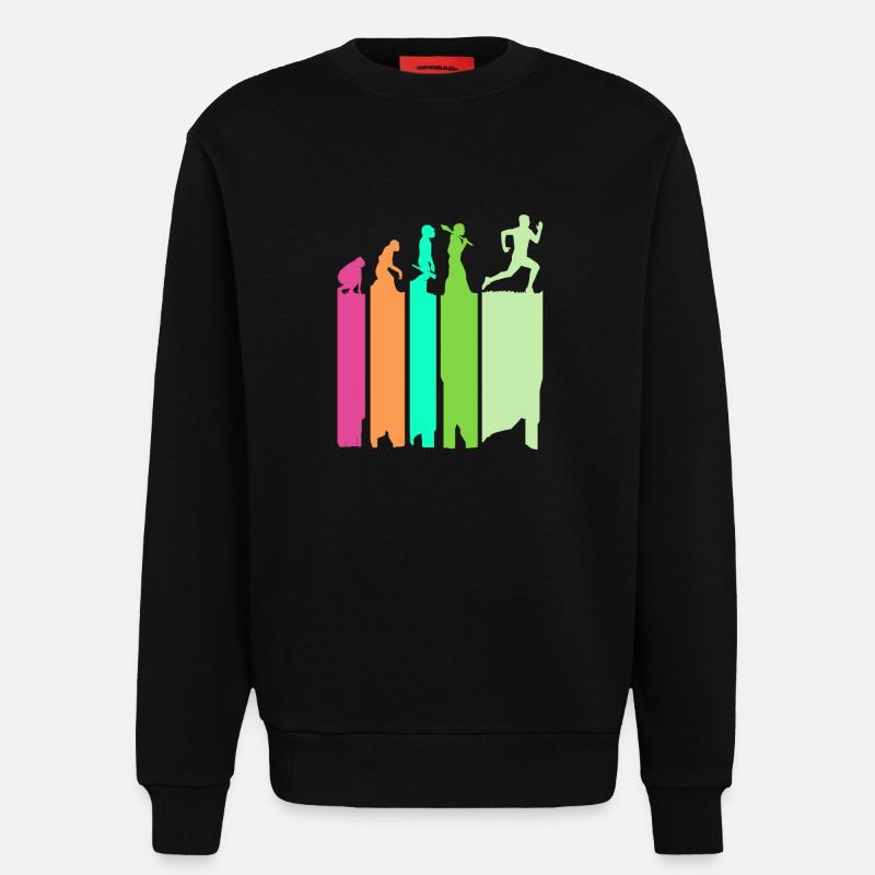 Trailrunning - Sweatshirt - made by SPREAD  - SOLID BLACK