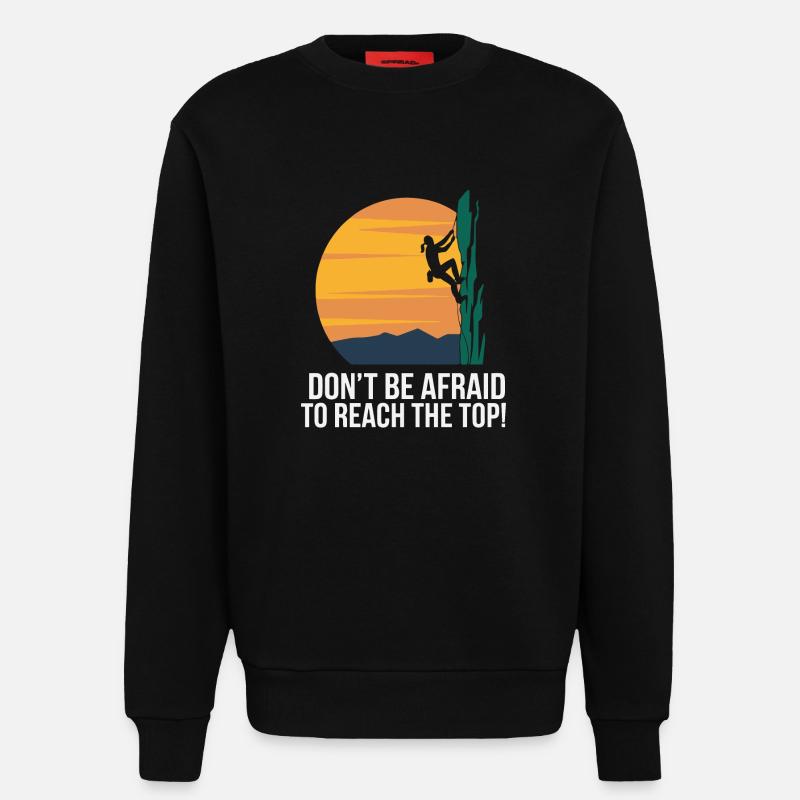 KLETTERN - Sweatshirt - made by SPREAD  - SOLID BLACK