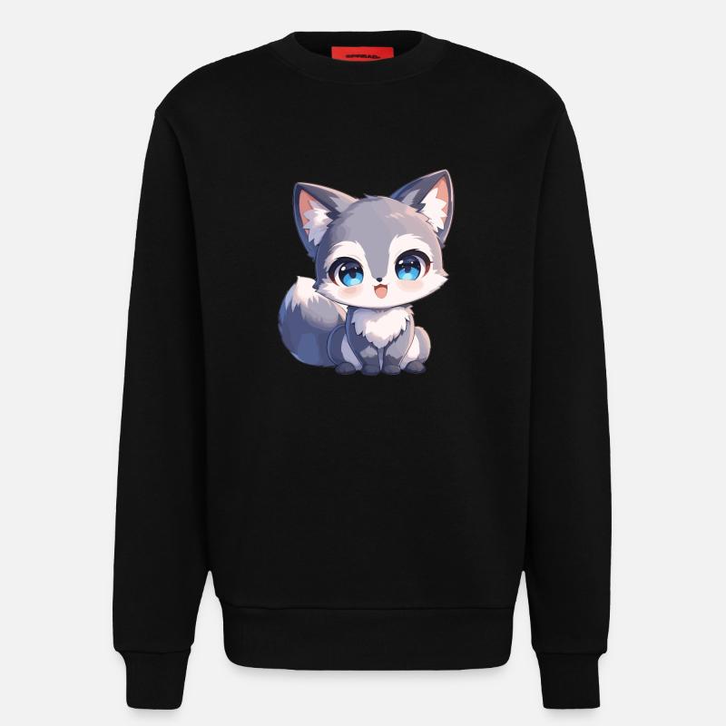 Graufüchse Graufuchs - Sweatshirt - made by SPREAD  - SOLID BLACK