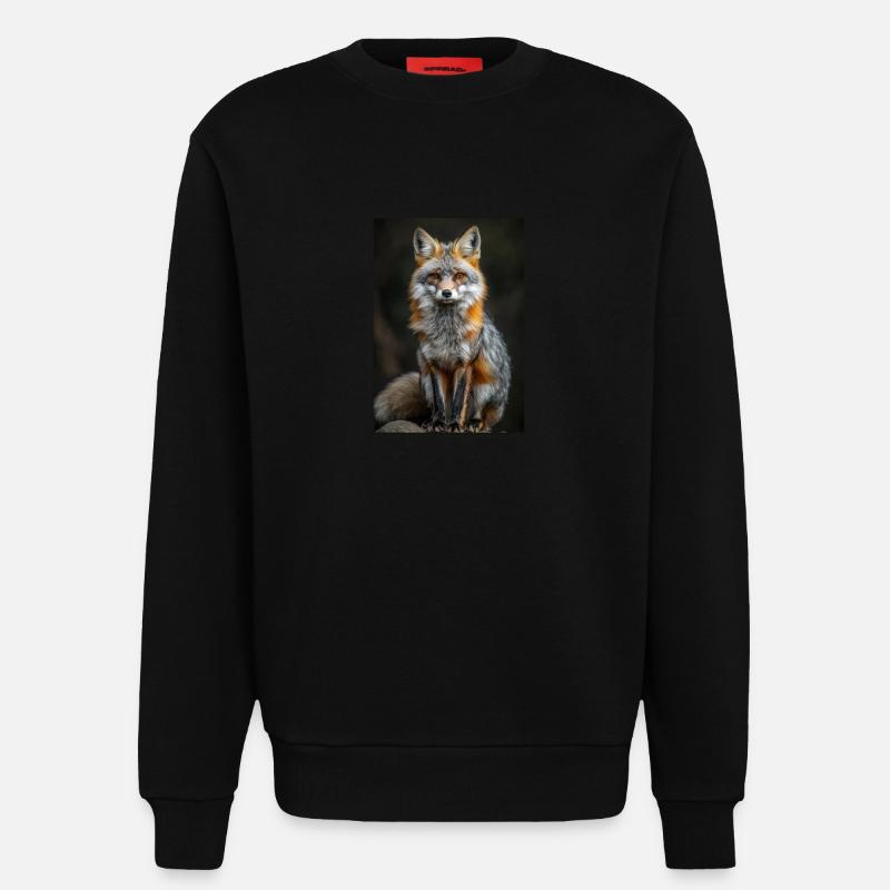 Graufüchse Graufuchs - Sweatshirt - made by SPREAD  - SOLID BLACK