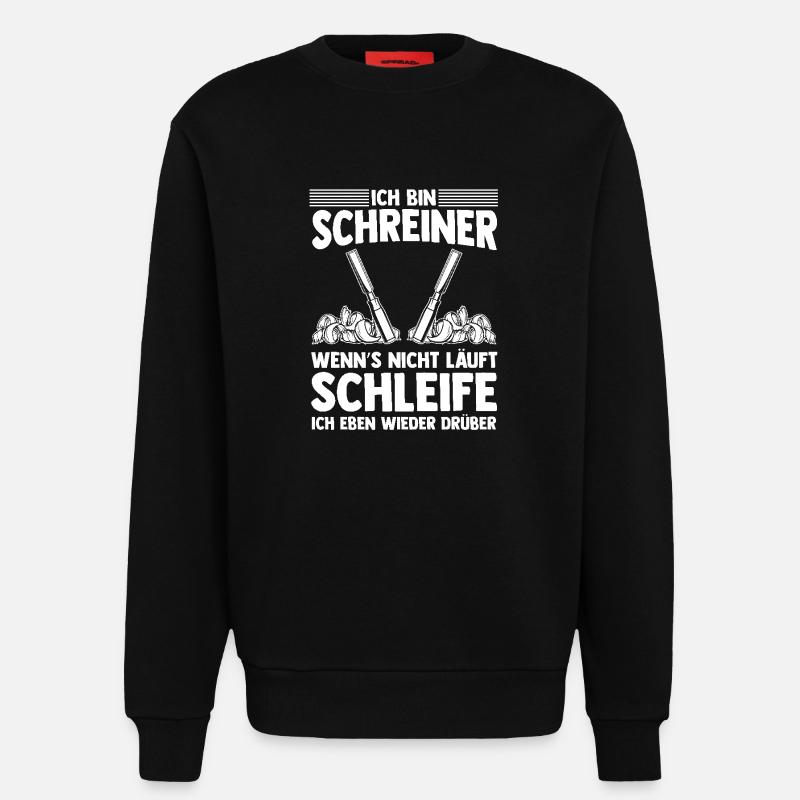 Carpenter, Carpenter, Carpenter - Sweatshirt - made by SPREAD  - SOLID BLACK