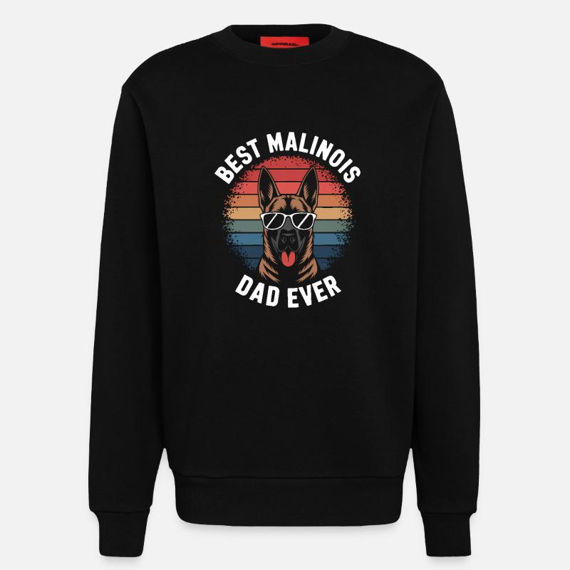 Belgischer Schäferhund Spruch Malinois Geschenk - Sweatshirt - made by SPREAD  - SOLID BLACK