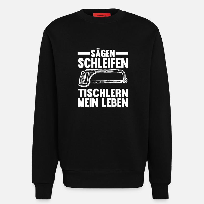 Carpenter, Carpenter, Carpenter - Sweatshirt - made by SPREAD - SOLID BLACK