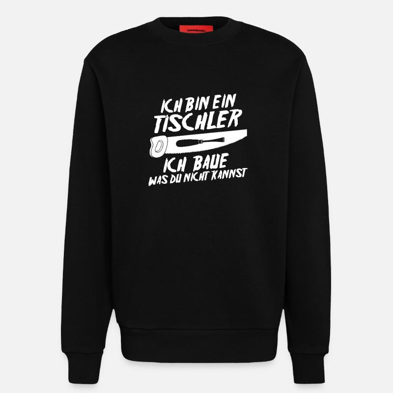 Carpenter, Carpenter, Carpenter - Sweatshirt - made by SPREAD  - SOLID BLACK