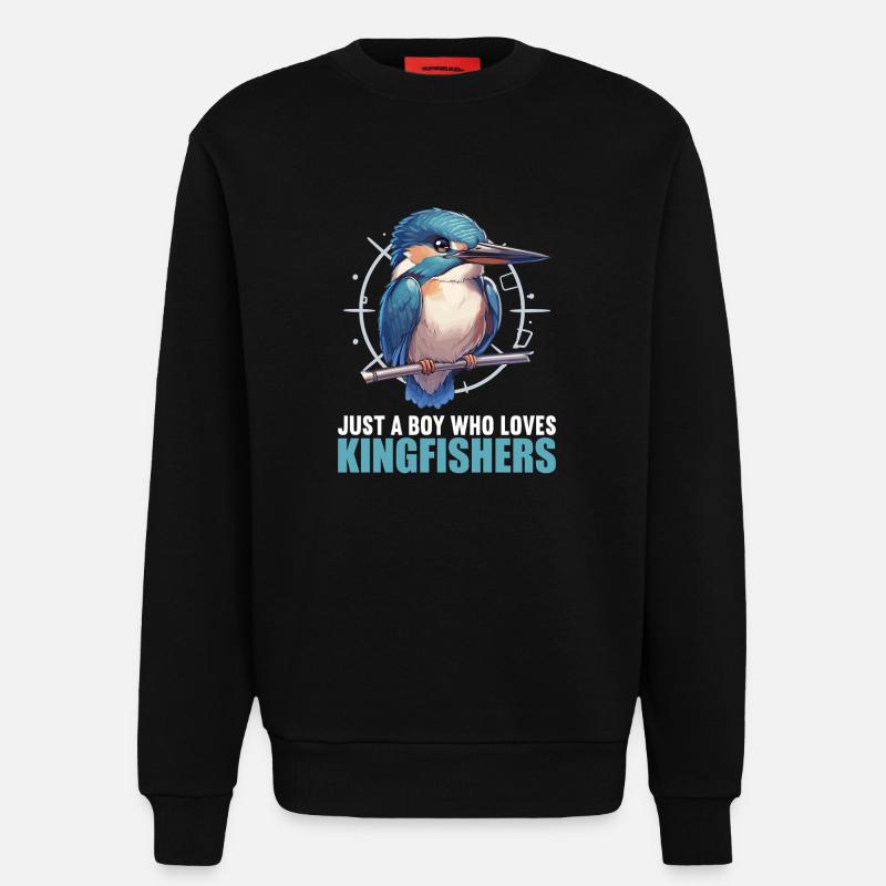 Eisvögel Eisvogel - Sweatshirt - made by SPREAD  - SOLID BLACK