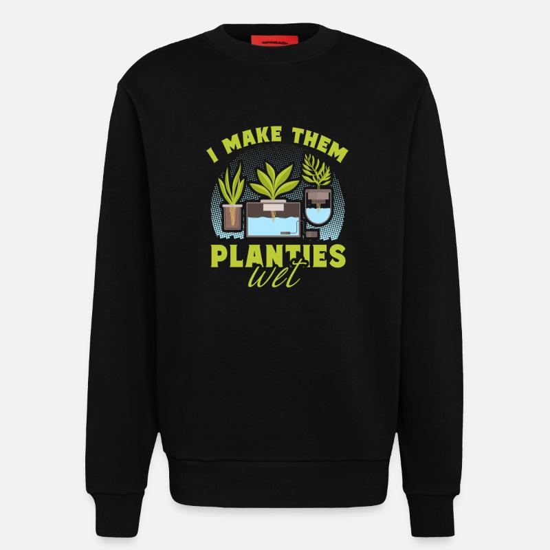 Ich mache sie nass - Sweatshirt - made by SPREAD  - SOLID BLACK