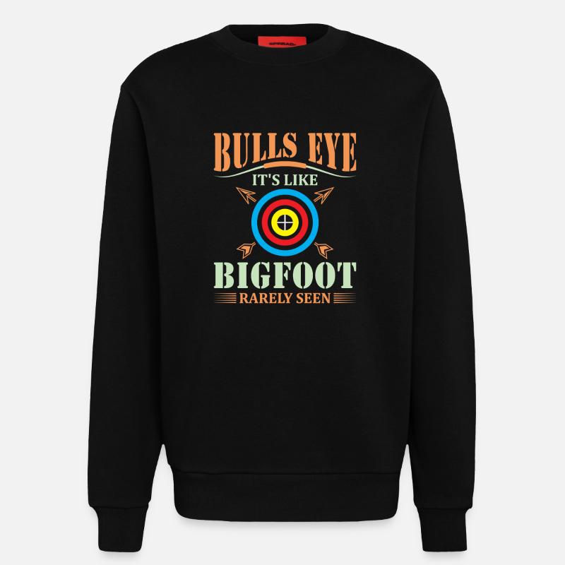 Bogenschießen Bogenschütze - Sweatshirt - made by SPREAD  - SOLID BLACK