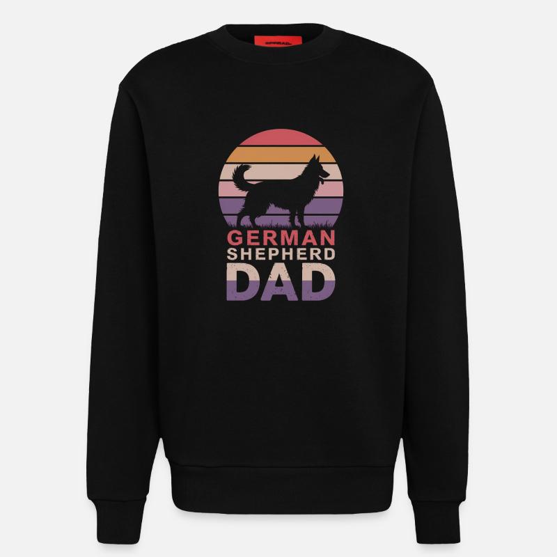 Deutscher Schäferhund Spruch Schäferhund Geschenk - Sweatshirt - made by SPREAD  - SOLID BLACK