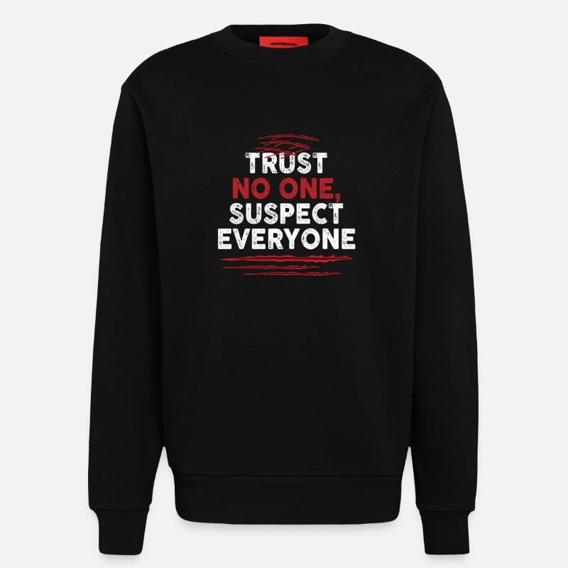 Murder Mystery Dinner Fun Night - Sweatshirt - made by SPREAD  - SOLID BLACK