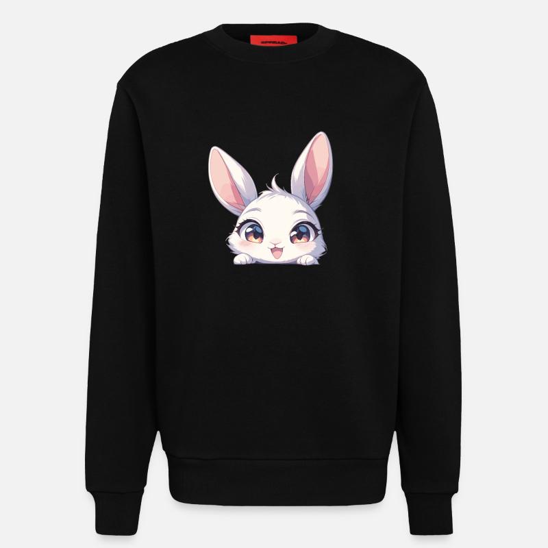 Bunny Bunny - Sweatshirt - made by SPREAD  - SOLID BLACK
