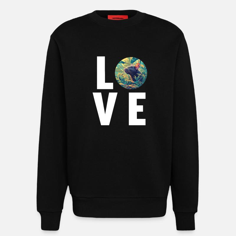 Ratten Ratte - Sweatshirt - made by SPREAD  - SOLID BLACK
