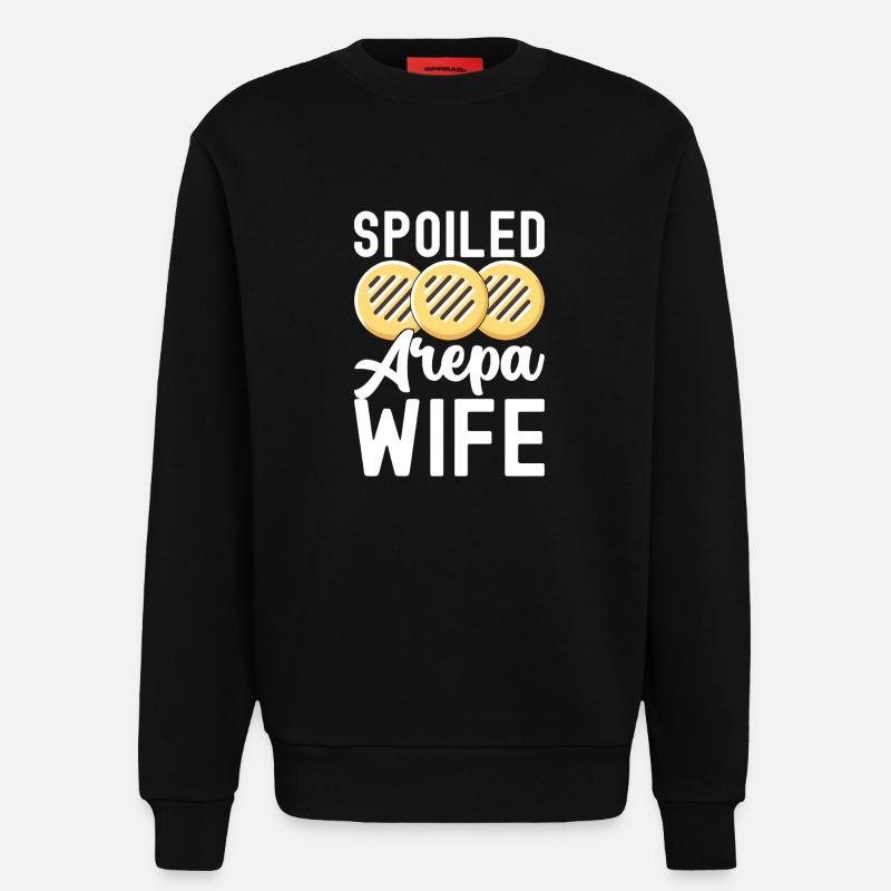 Venezolanische Arepas - Sweatshirt - made by SPREAD  - SOLID BLACK