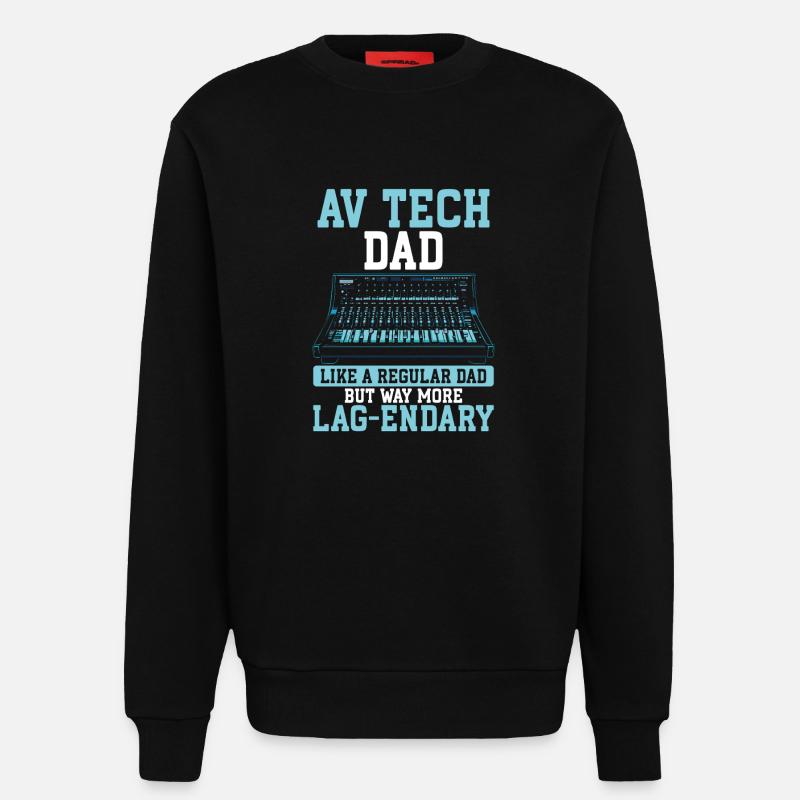 AV-Technik AV-Techniker Audiovisueller Techniker - Sweatshirt - made by SPREAD  - SOLID BLACK