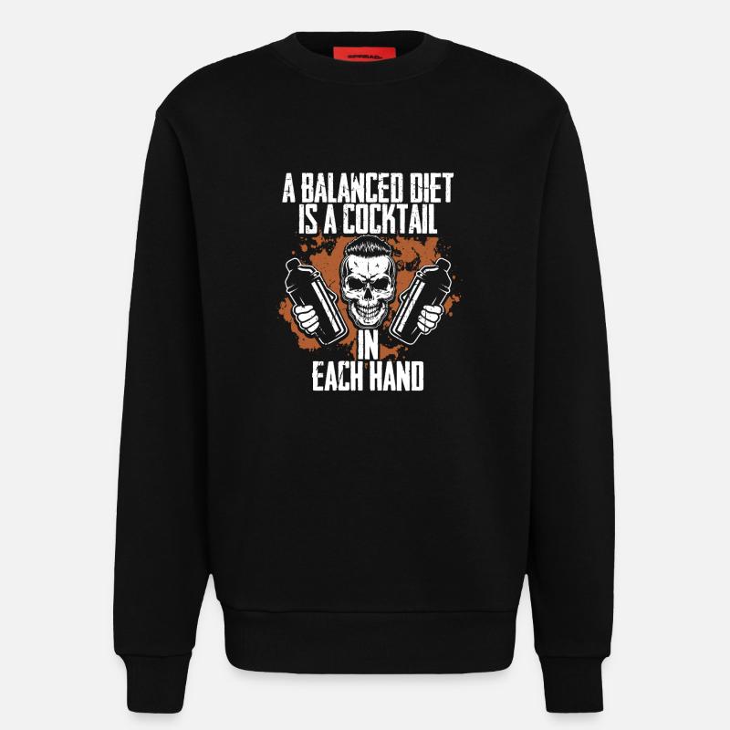 Barkeeper Barmann Bartending - Sweatshirt - made by SPREAD  - SOLID BLACK