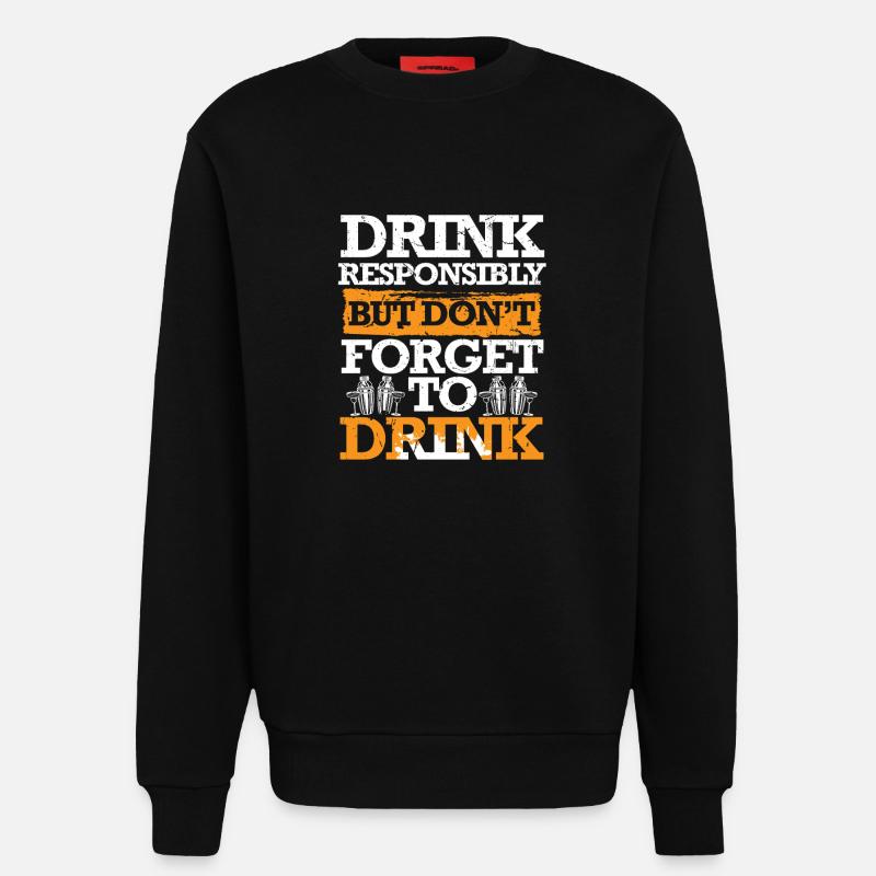 Bartender Bartender Bartending - Sweatshirt - made by SPREAD  - SOLID BLACK