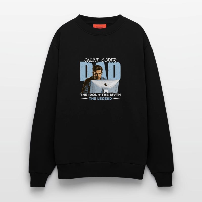 Online Coder Dad The Idol The Myth The Developer Sweatshirt - made by SPREAD 