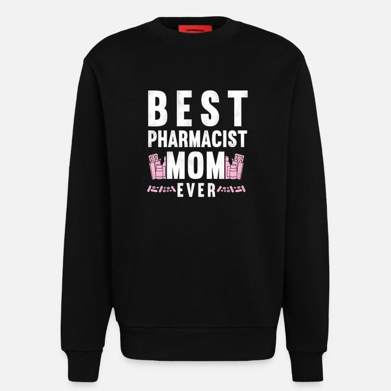 Pharmacy Tech Technician - Sweatshirt - made by SPREAD  - SOLID BLACK