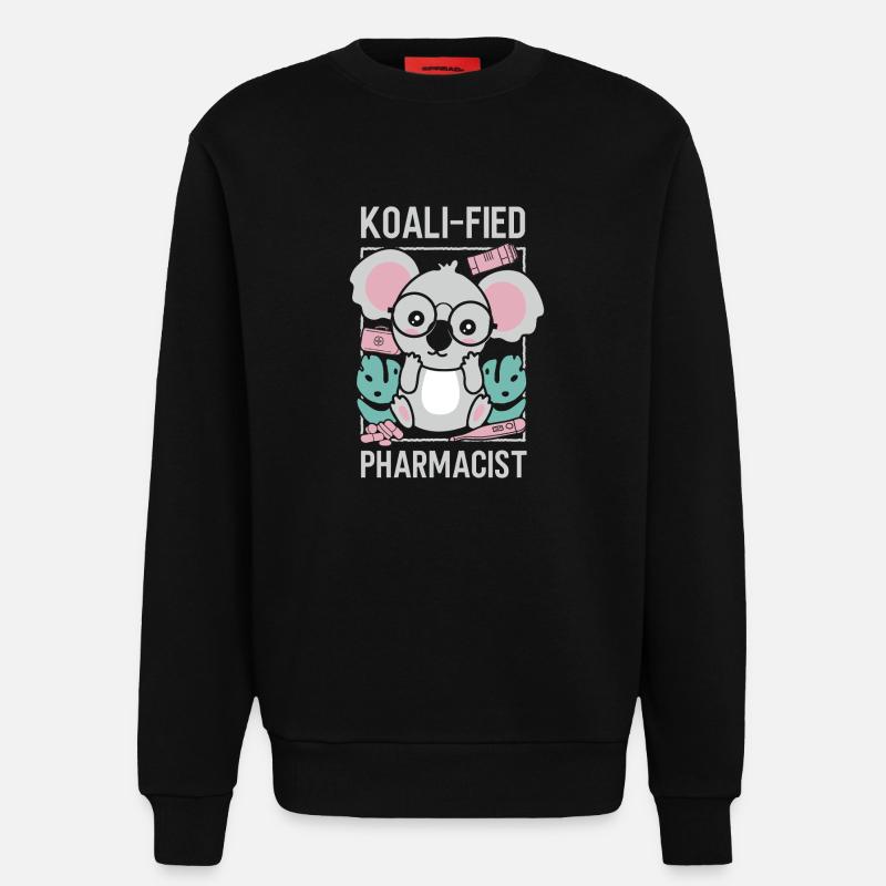Pharmacy Tech Technician - Sweatshirt - made by SPREAD  - SOLID BLACK