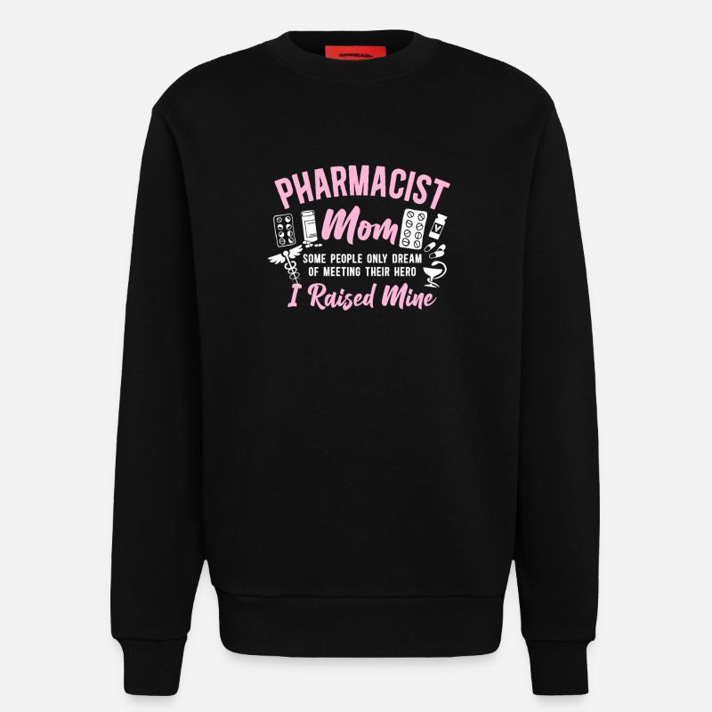 Pharmacy Tech Technician - Sweatshirt - made by SPREAD  - SOLID BLACK