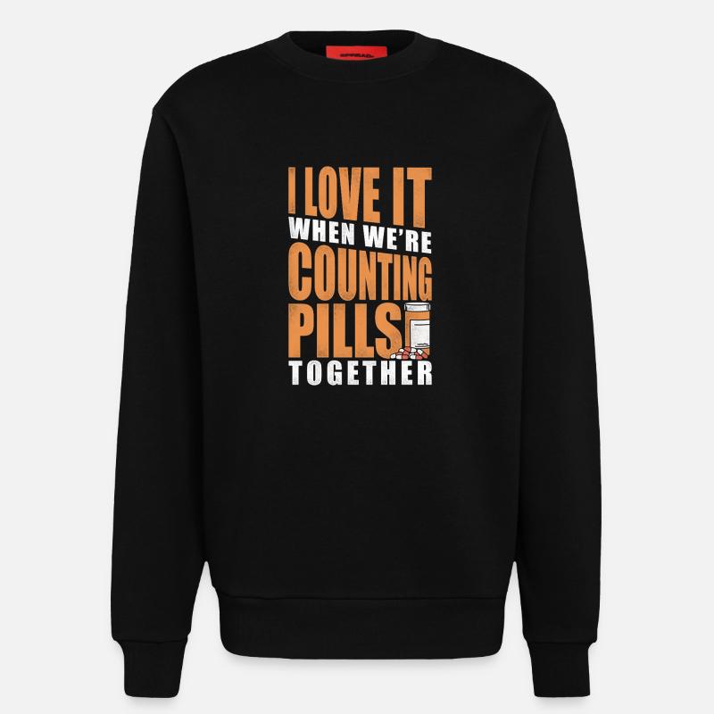 Pharmacy Tech Technician - Sweatshirt - made by SPREAD  - SOLID BLACK