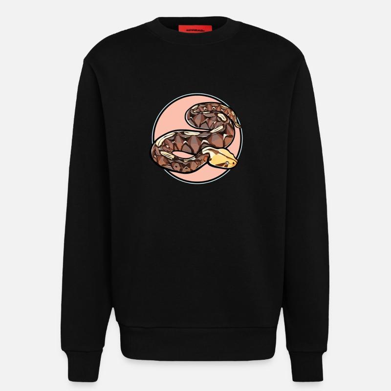 Gabon Vipers Gabon Vipers - Sweatshirt - made by SPREAD  - SOLID BLACK