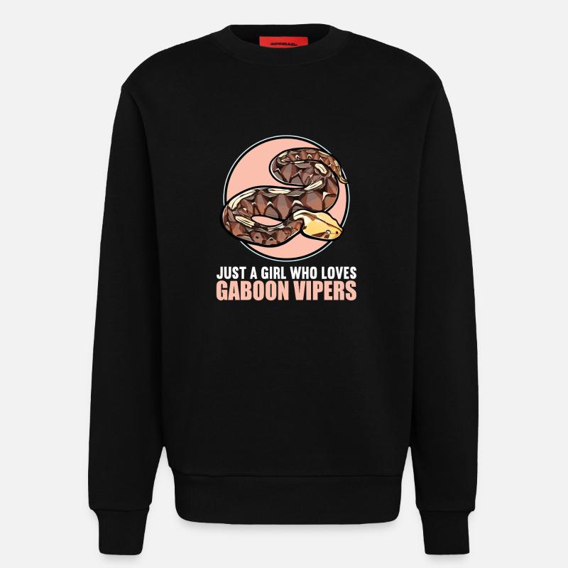 Gabon Vipers Gabon Vipers - Sweatshirt - made by SPREAD  - SOLID BLACK