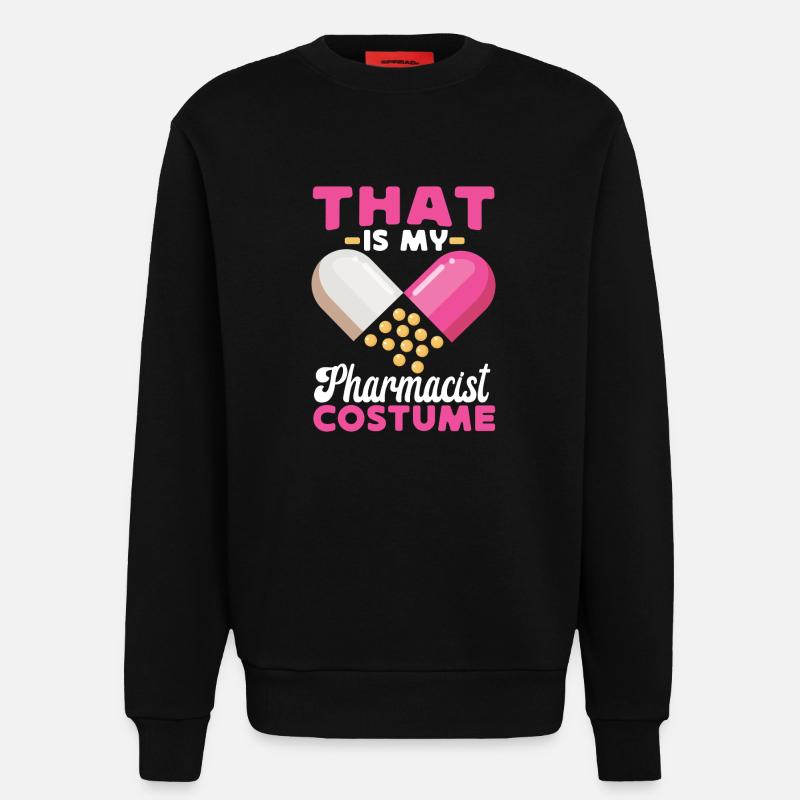 Pharmacy Tech Technician - Sweatshirt - made by SPREAD  - SOLID BLACK